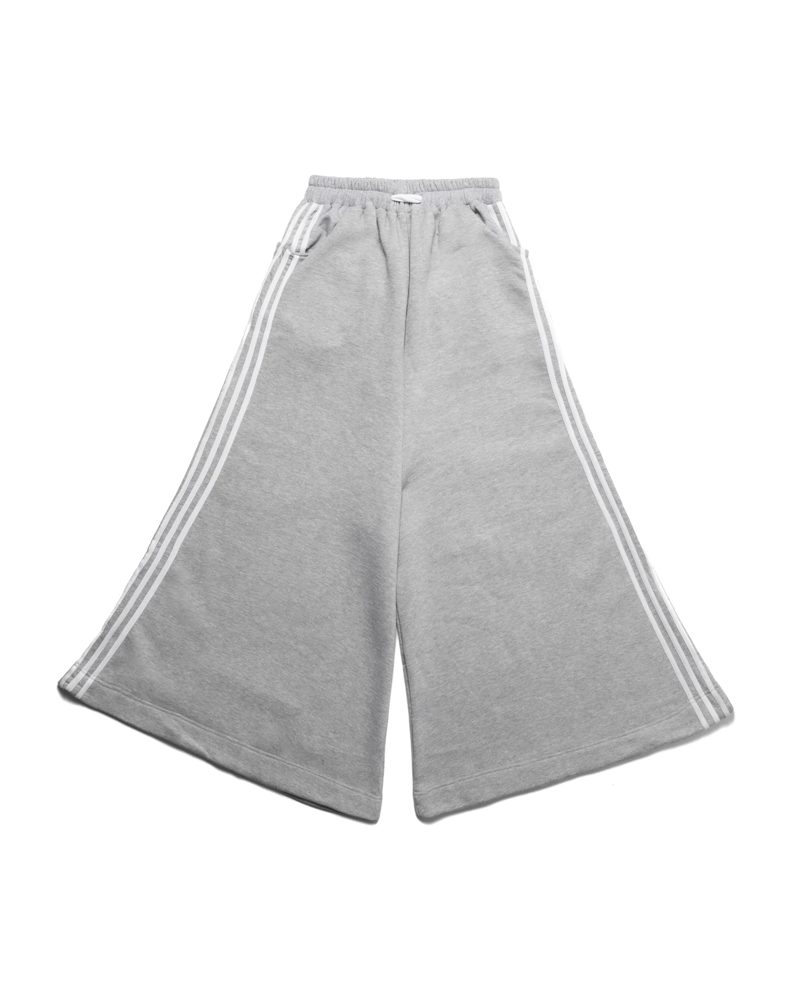 5stripe wide grey sweatpants - Image 4