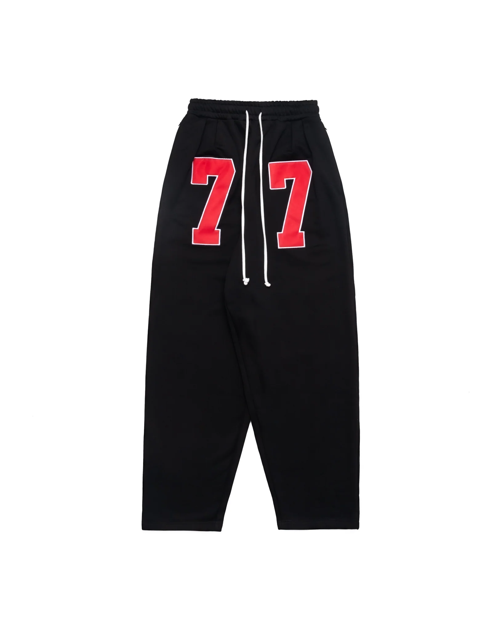 77 Sweatpants (Black/Red) - Image 3