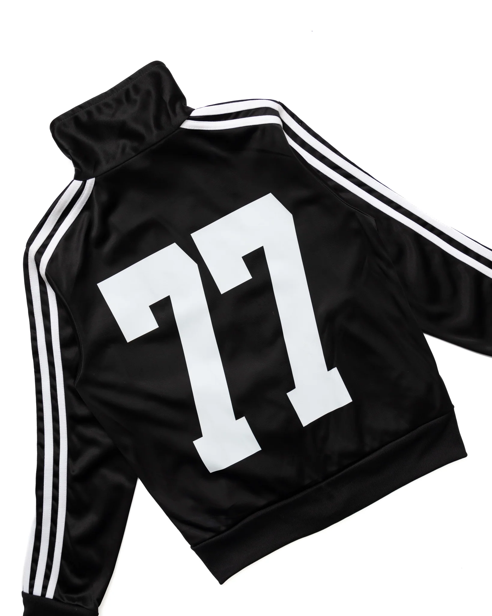 Black 5-Stripe Track Jacket - Image 5
