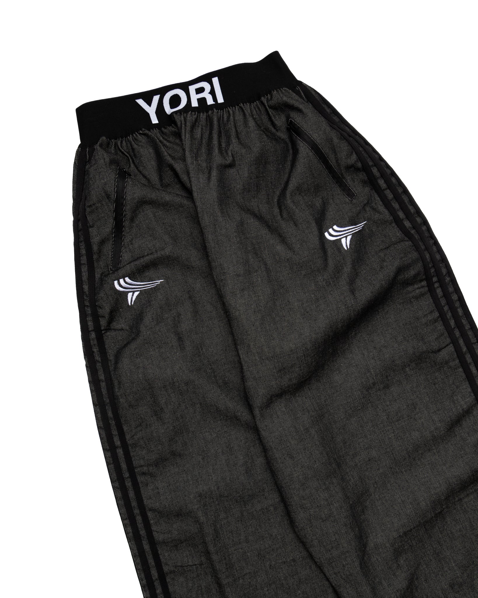 Double Logo Elastic 5-Stripe Denim - Image 4