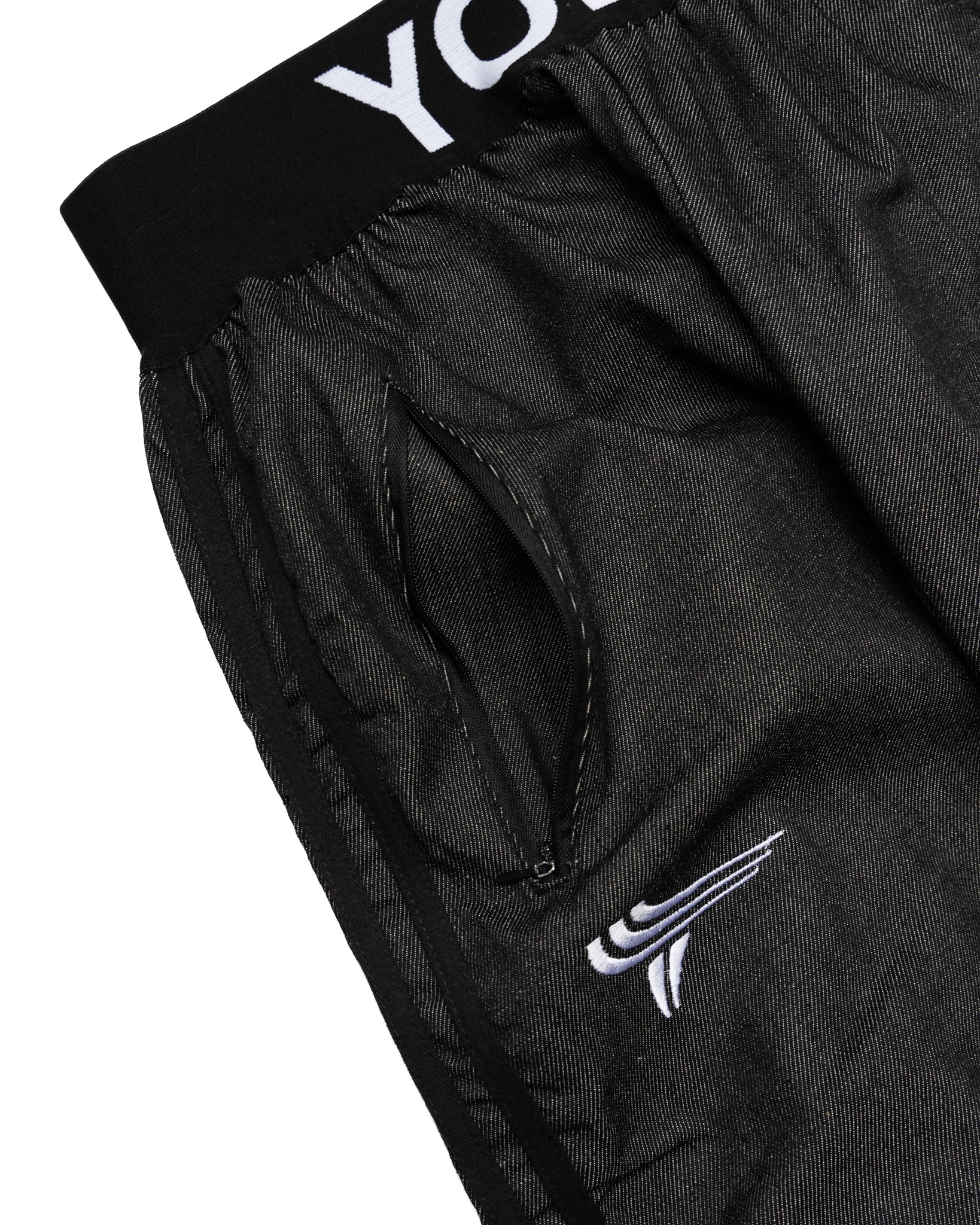 Double Logo Elastic 5-Stripe Denim - Image 5