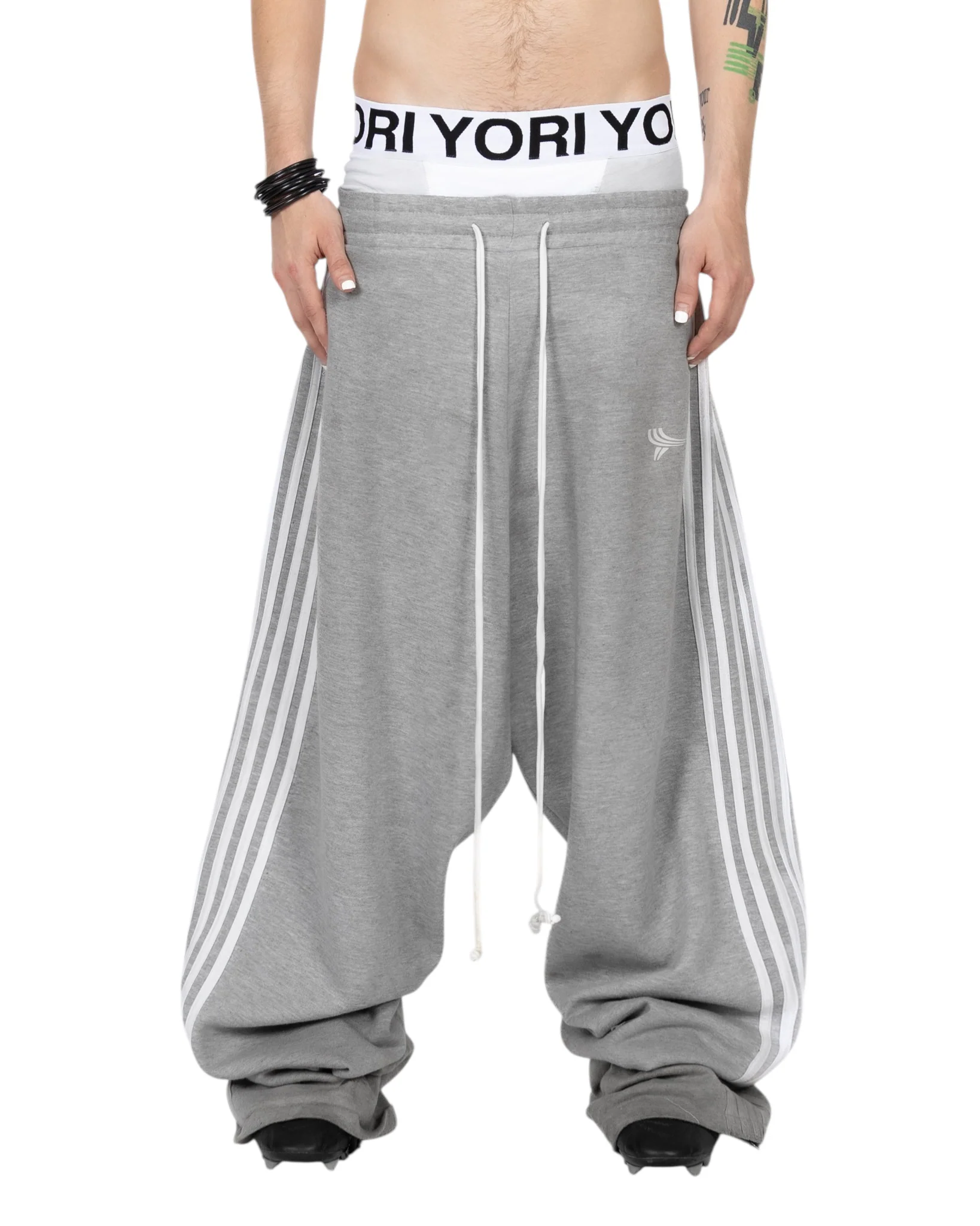 5-Stripe Sweatpants (Grey)