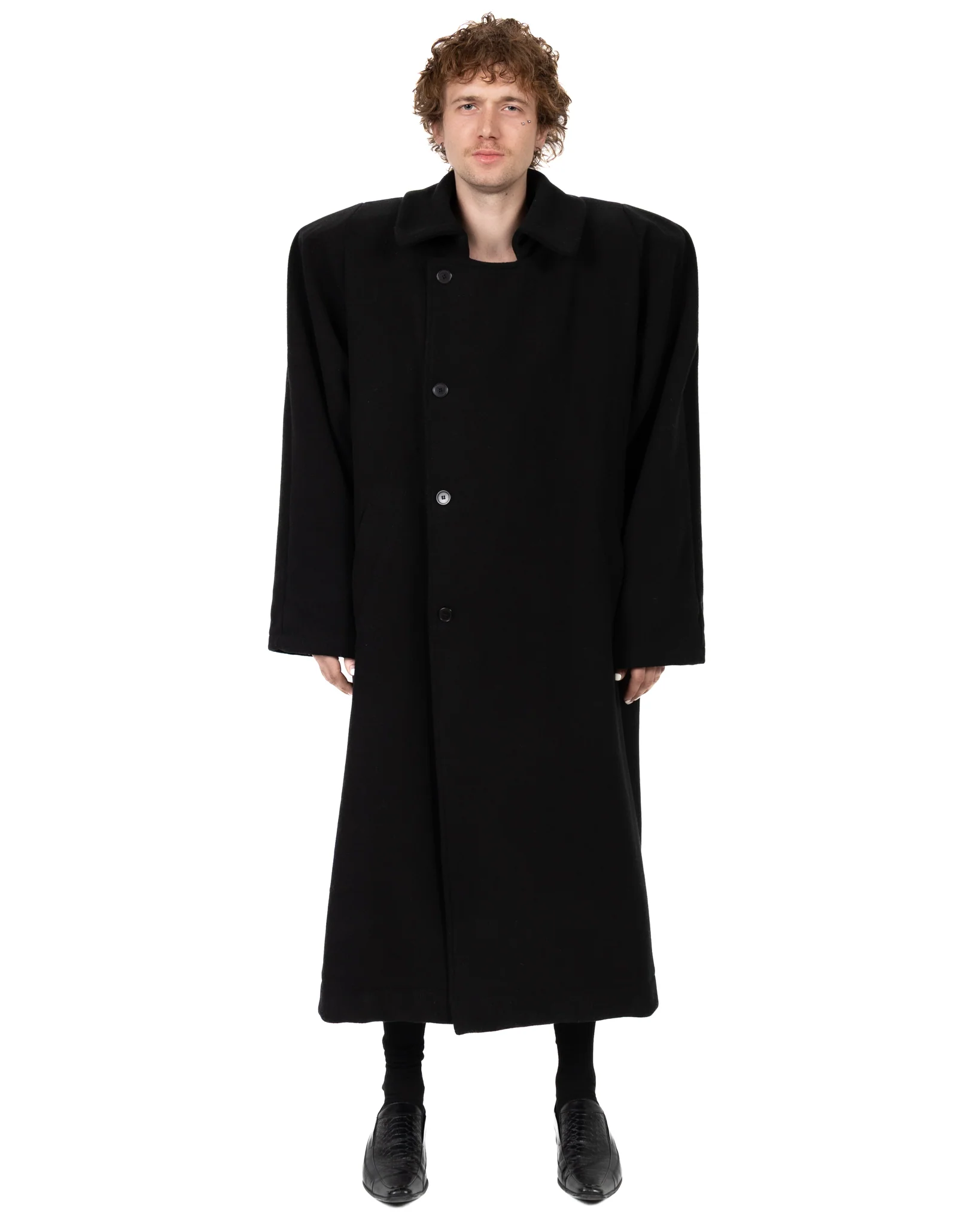Mainline 5-Stripe Wool Trench Coat - Image 3