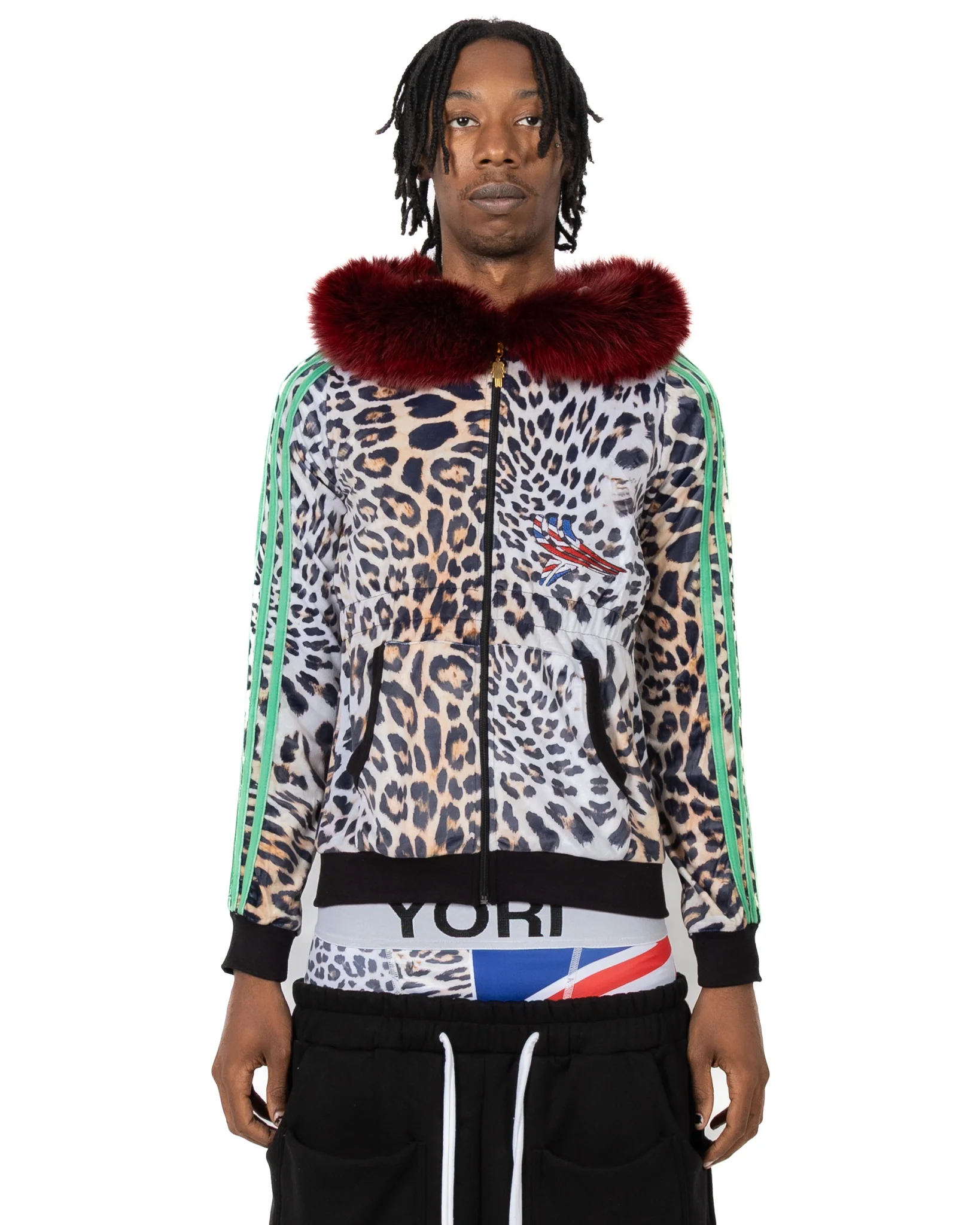 UK Cheetah 5-Stripe Zip-Up - Image 6