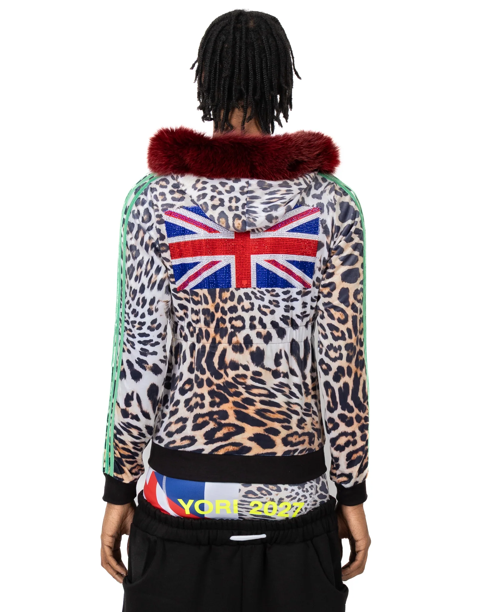 UK Cheetah 5-Stripe Zip-Up - Image 7