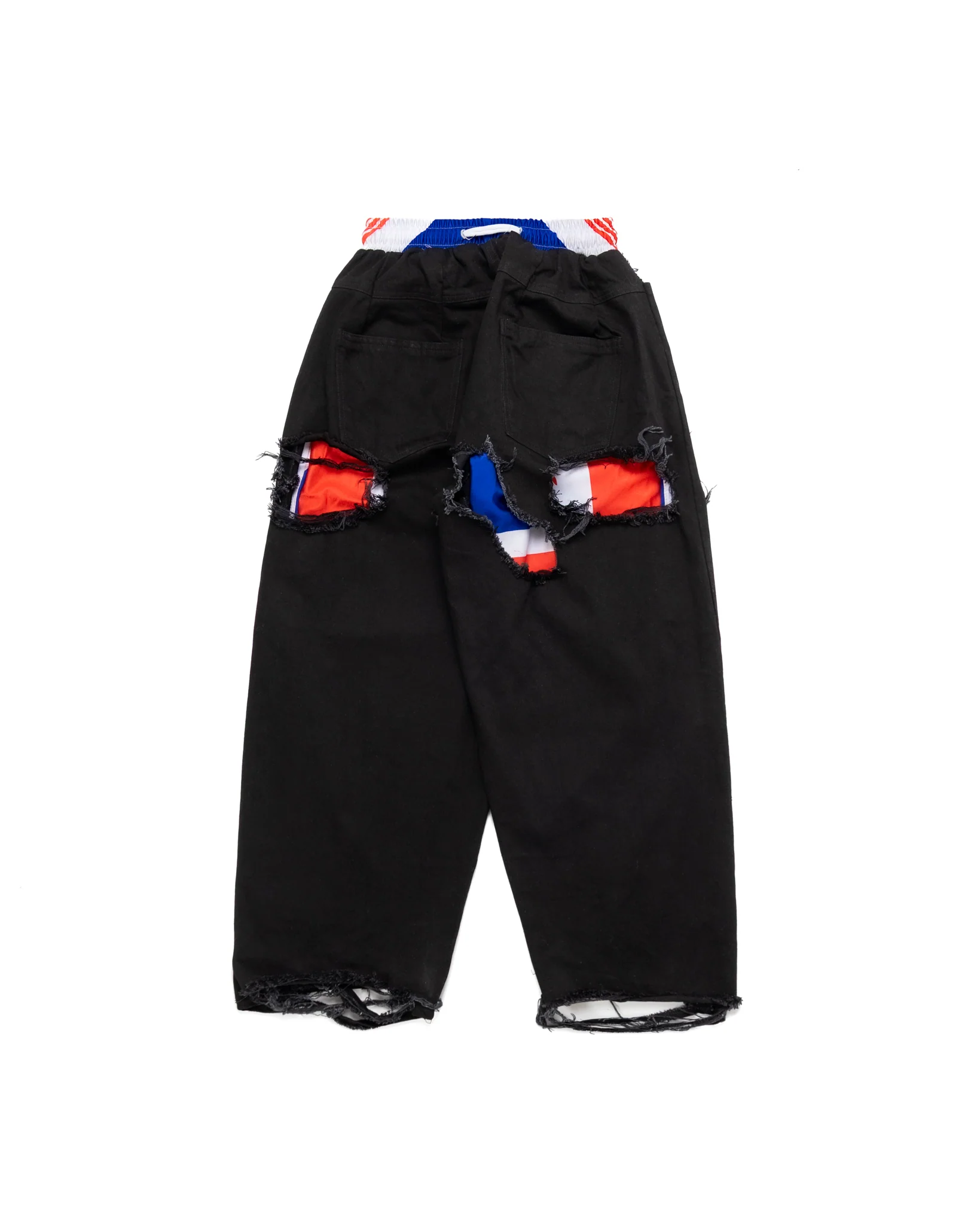 UK tattered basketball Denim - Image 4