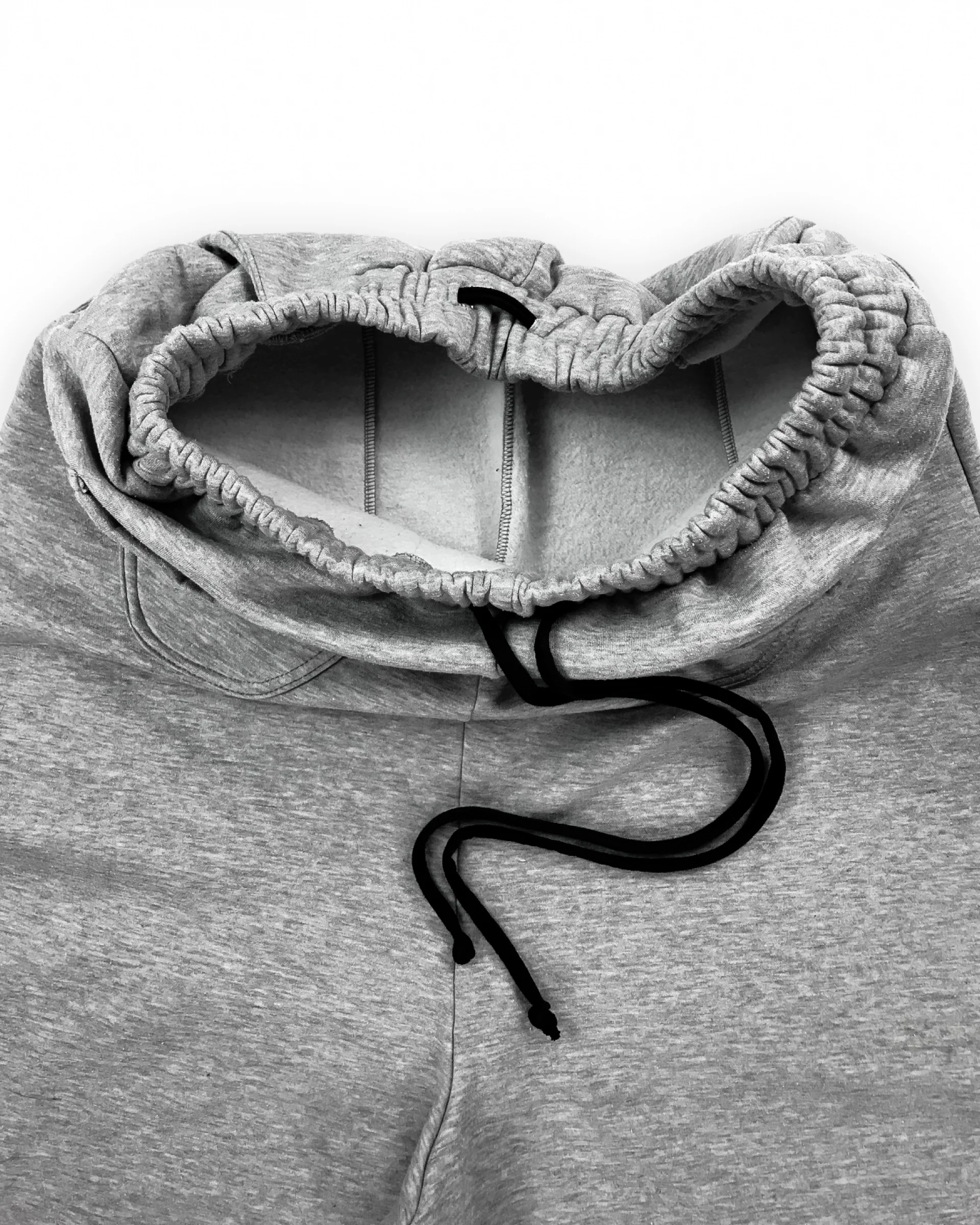 Wide Grey Sweatpants (Grey Melange) - Image 6
