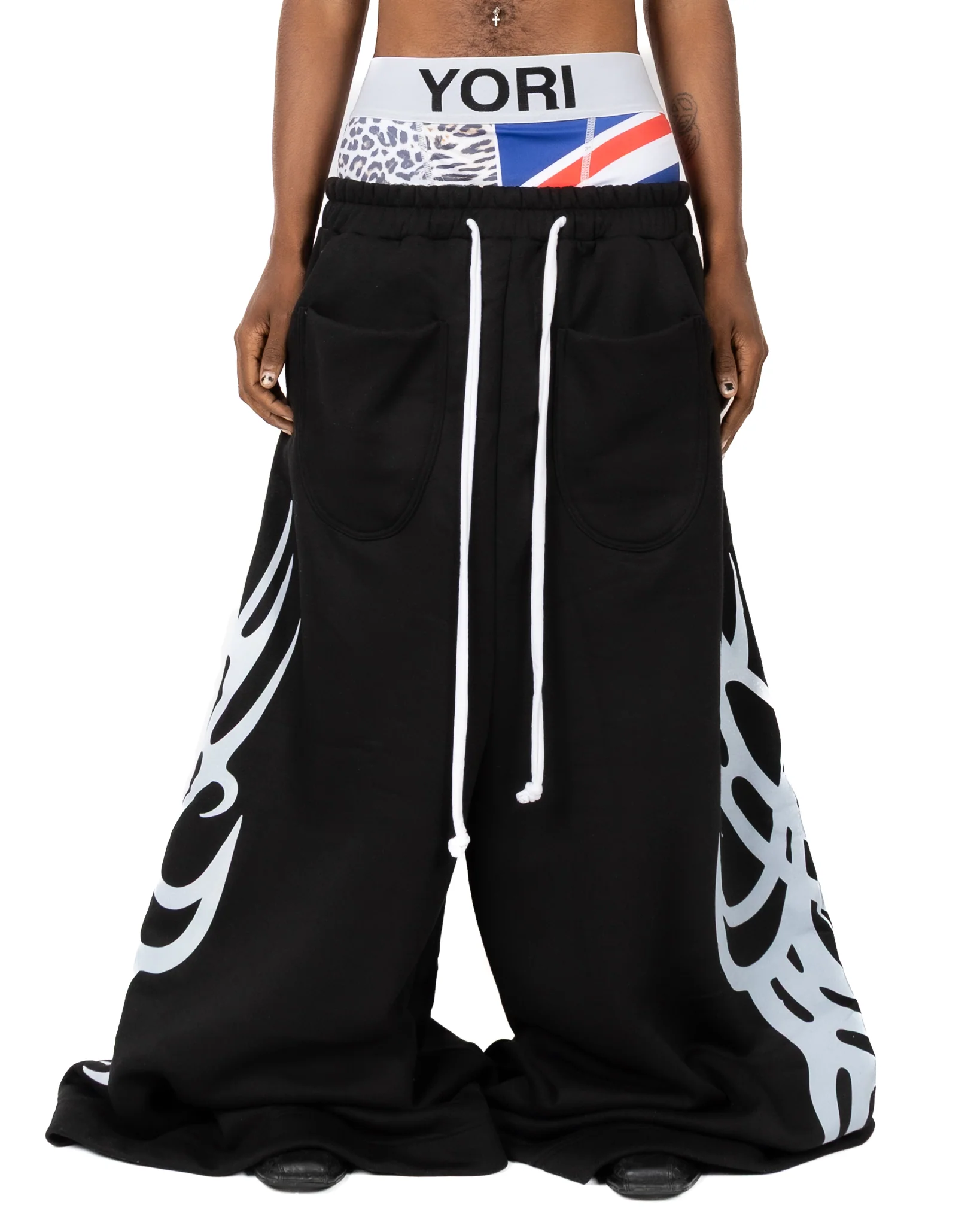 Wide Leg Sweatpants (Jess Edition, Black)
