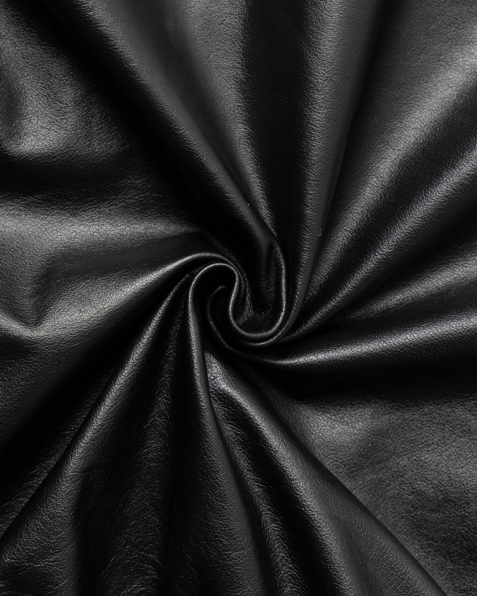 Yori Mainline Black Leather Hoodie - Image 14