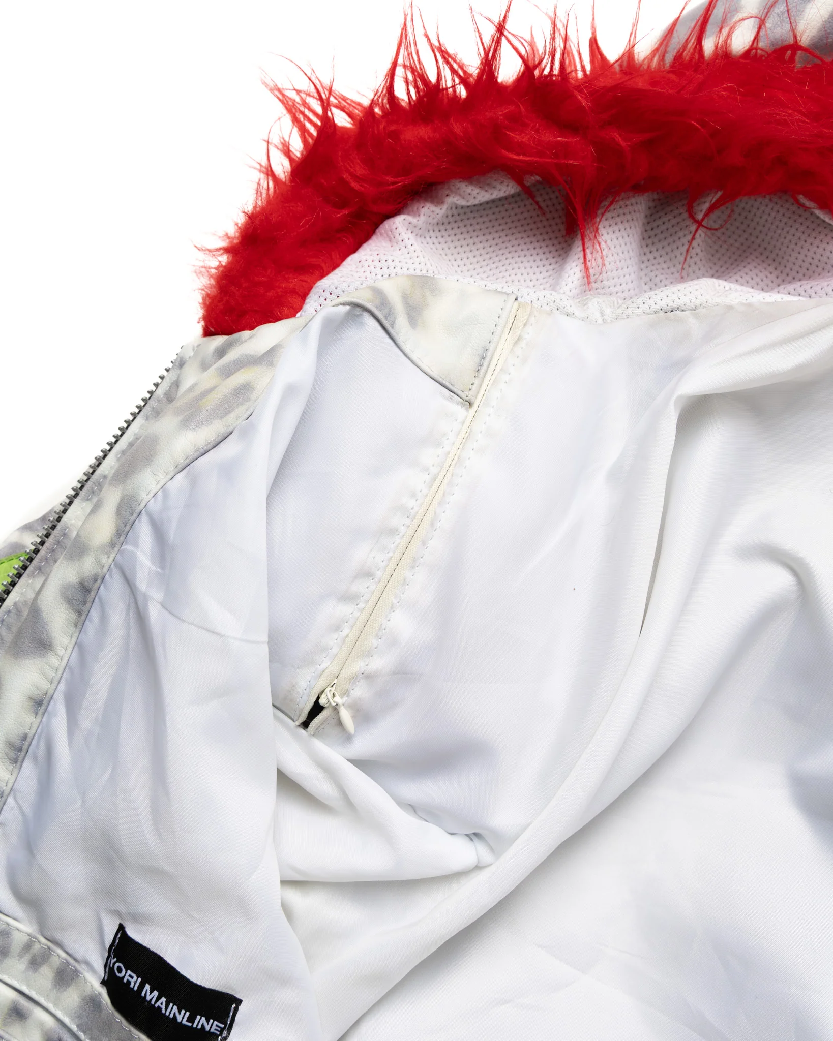 Yori Mainline Cheetah Leather Hoodie - Image 11
