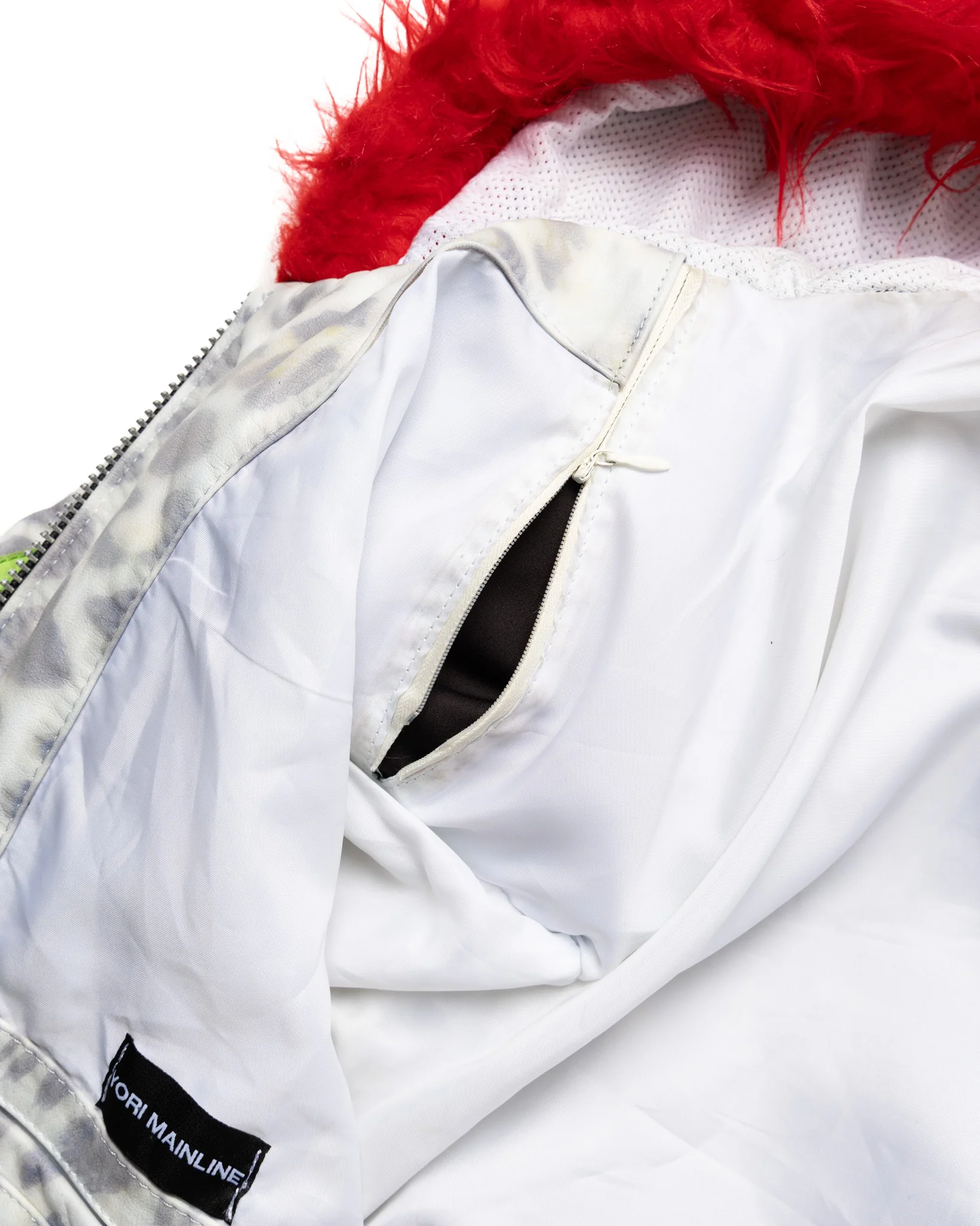 Yori Mainline Cheetah Leather Hoodie - Image 12
