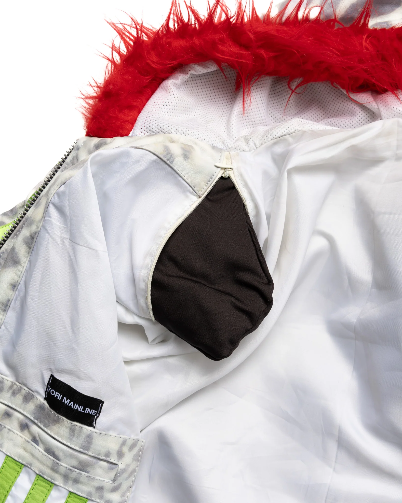 Yori Mainline Cheetah Leather Hoodie - Image 14