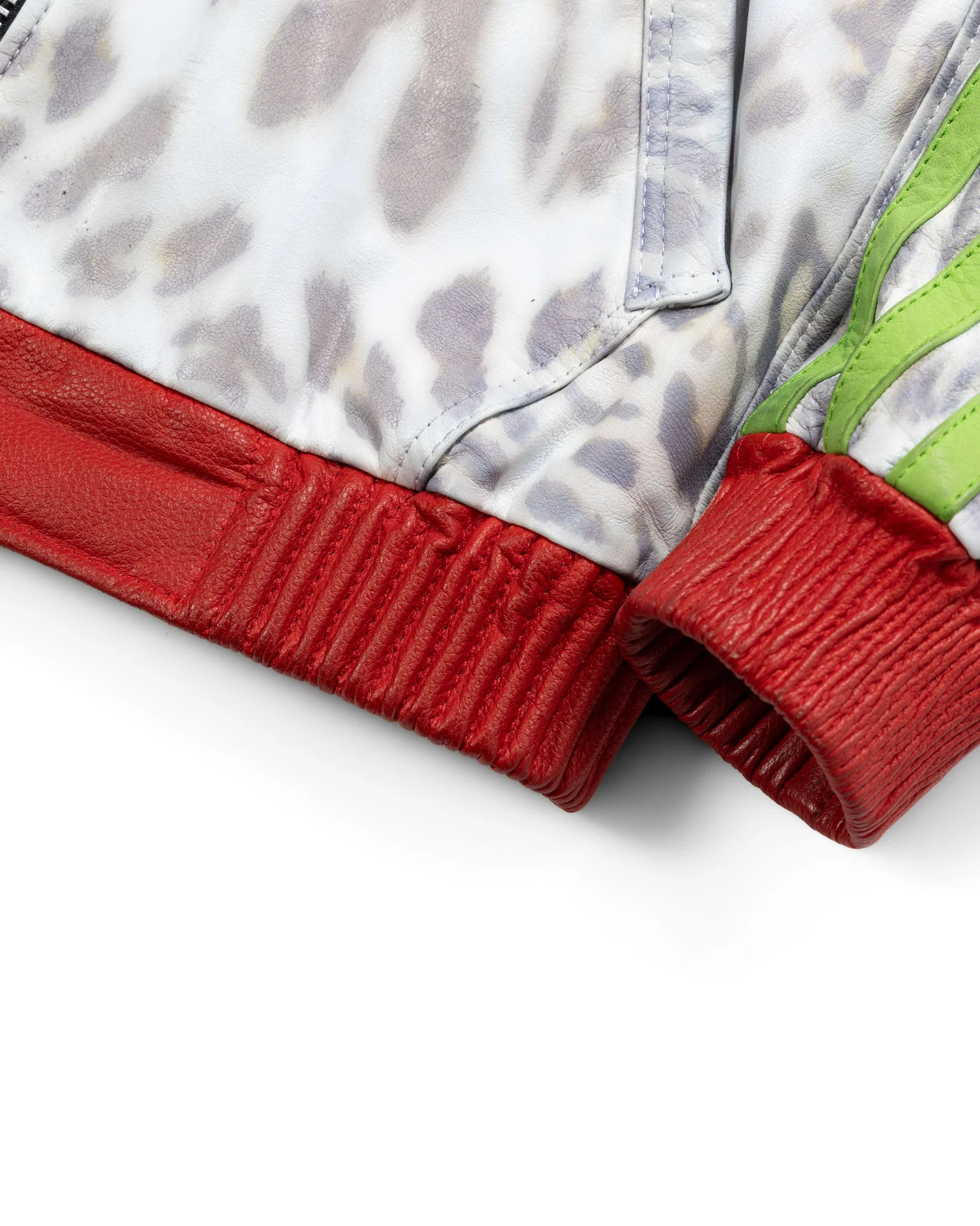 Yori Mainline Cheetah Leather Hoodie - Image 4