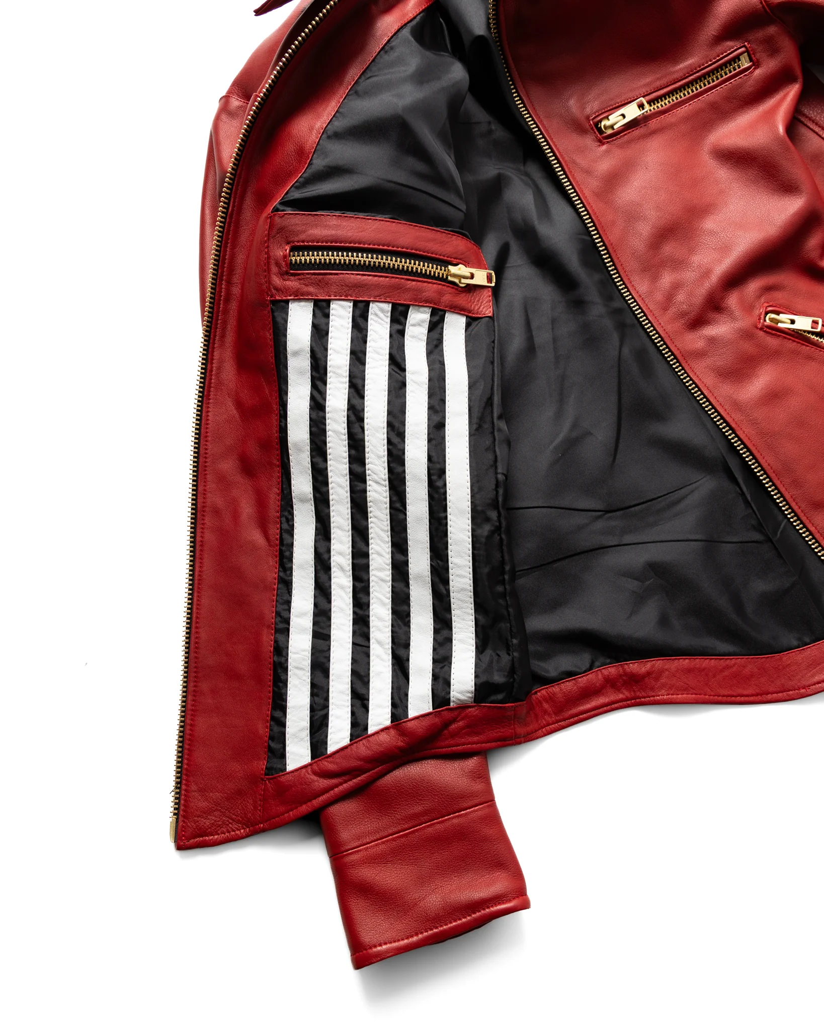 Yori Mainline Leather Jacket (Red) - Image 3