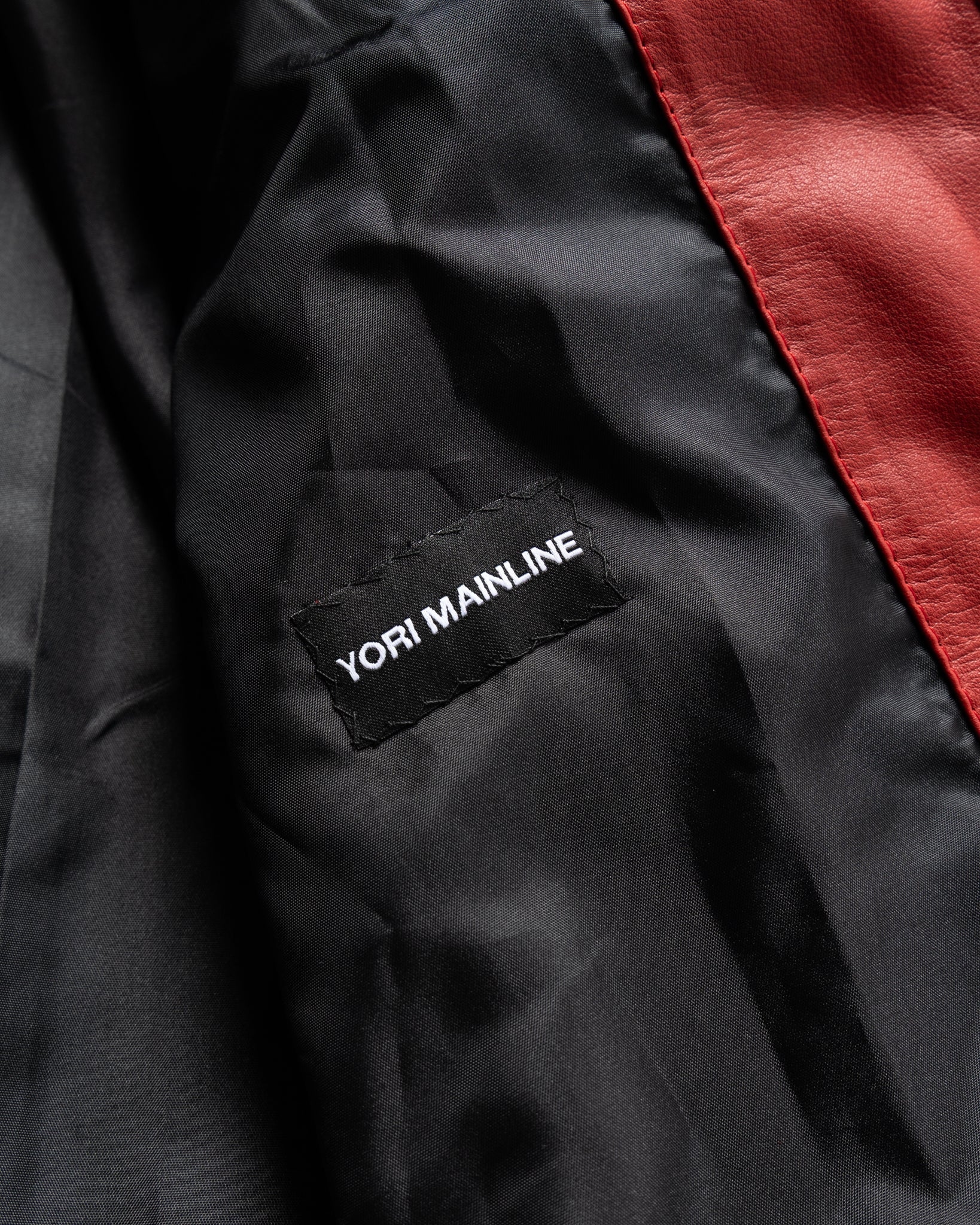 Yori Mainline Leather Jacket (Red) - Image 4