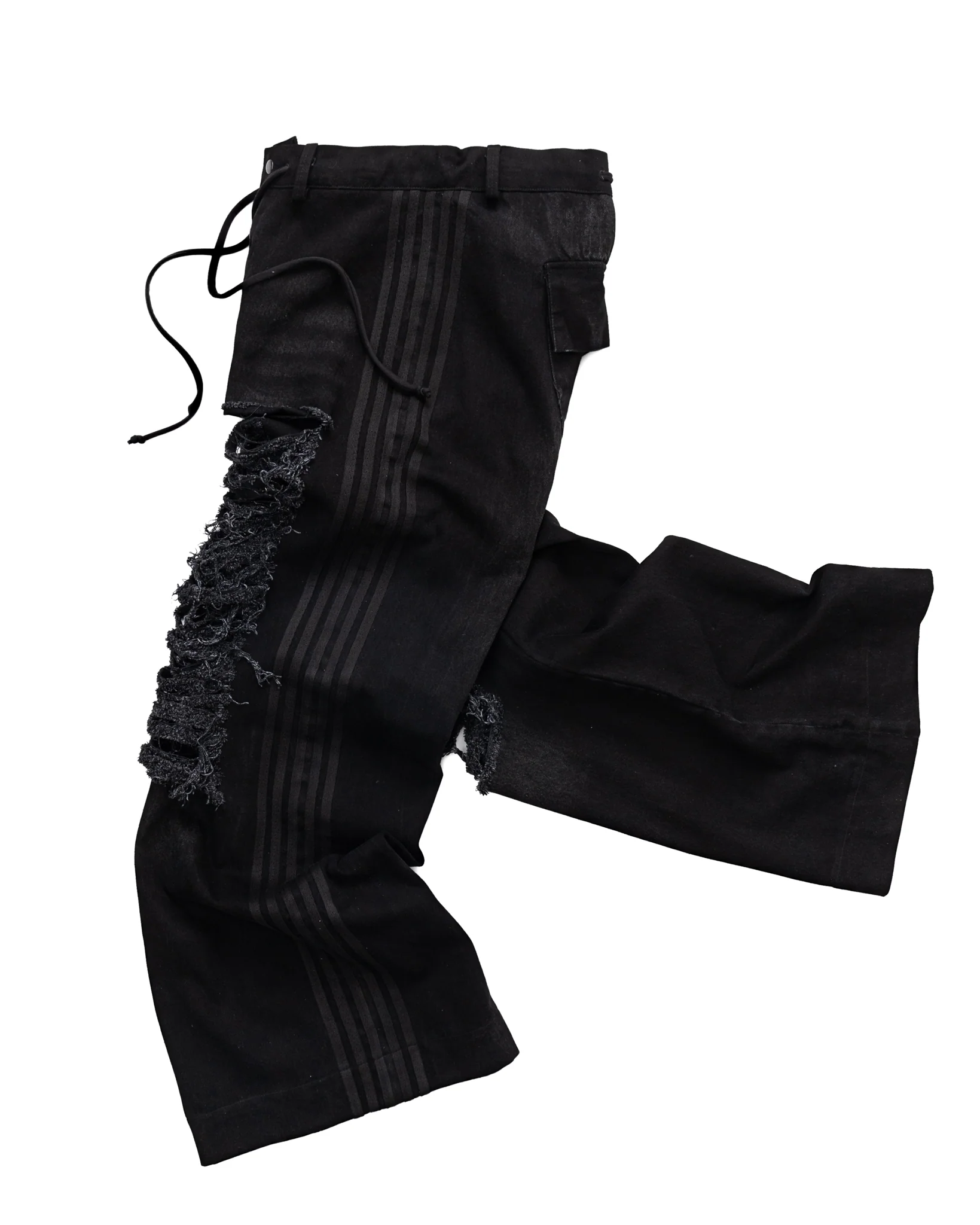 5-Stripe Denim (Black/Black) - Image 4
