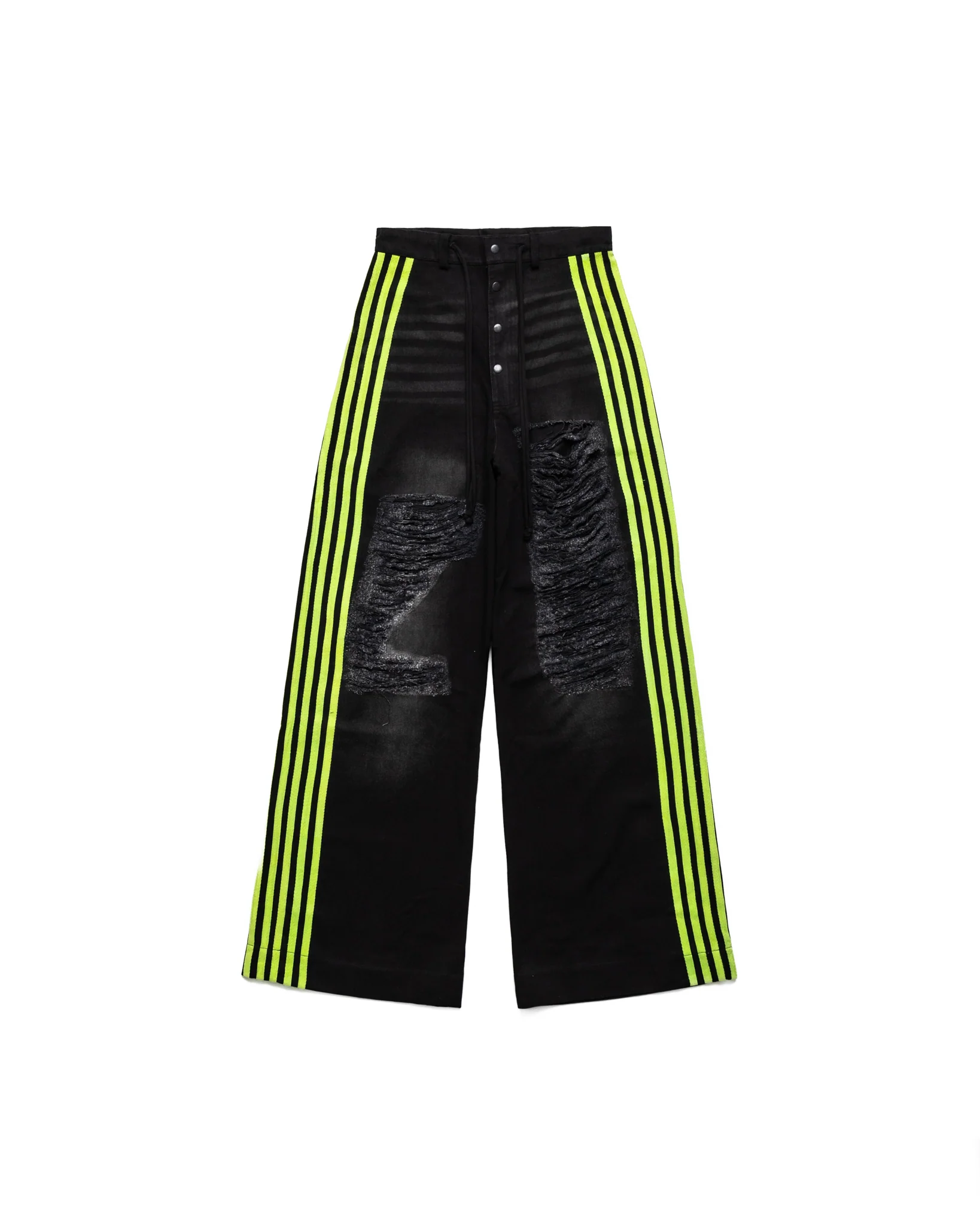5-Stripe Denim (Black/Green) - Image 2
