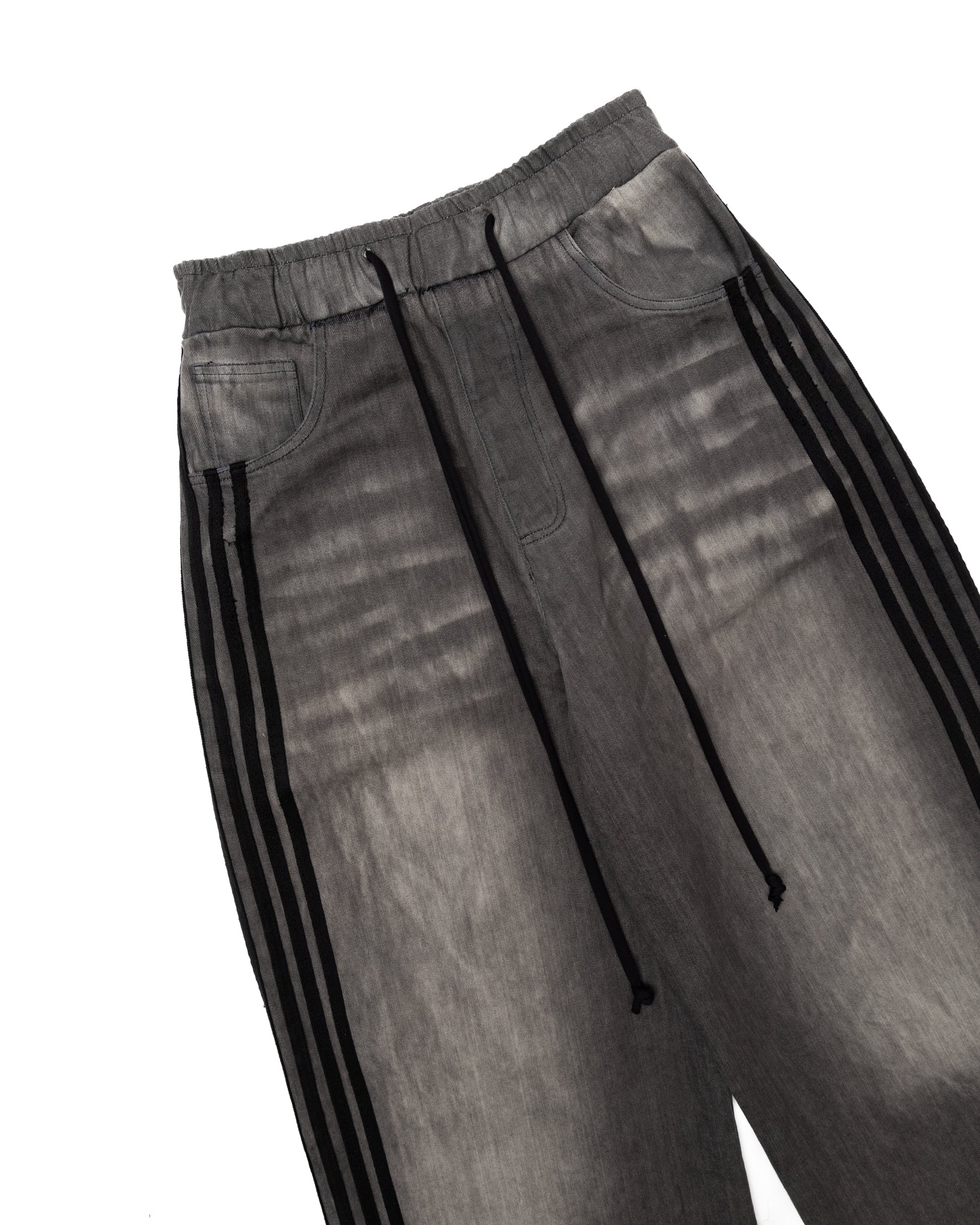Yori sport 5stripedenim (Grey/Black) - Image 3
