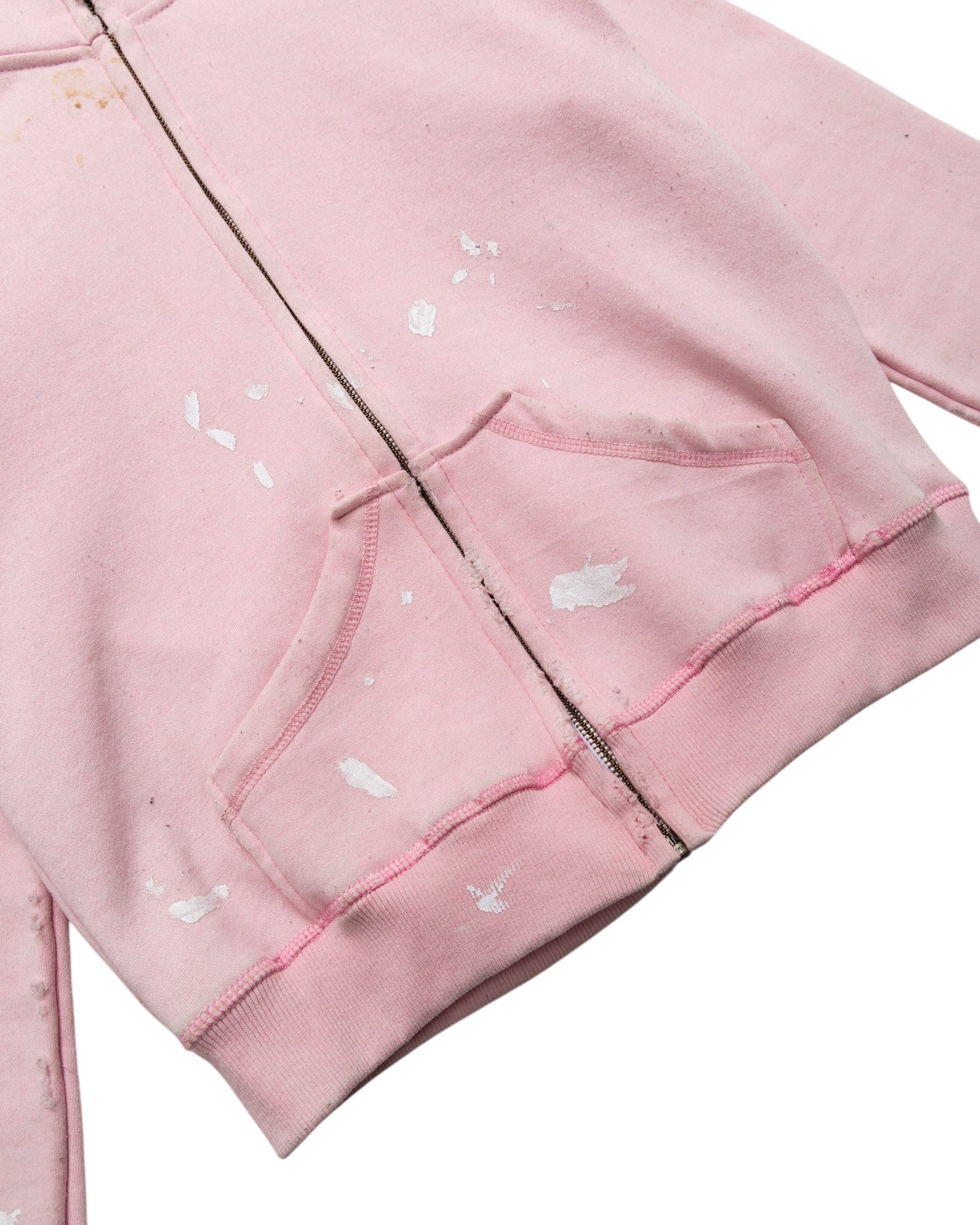 Pink Unisex Zip-Up - Image 3